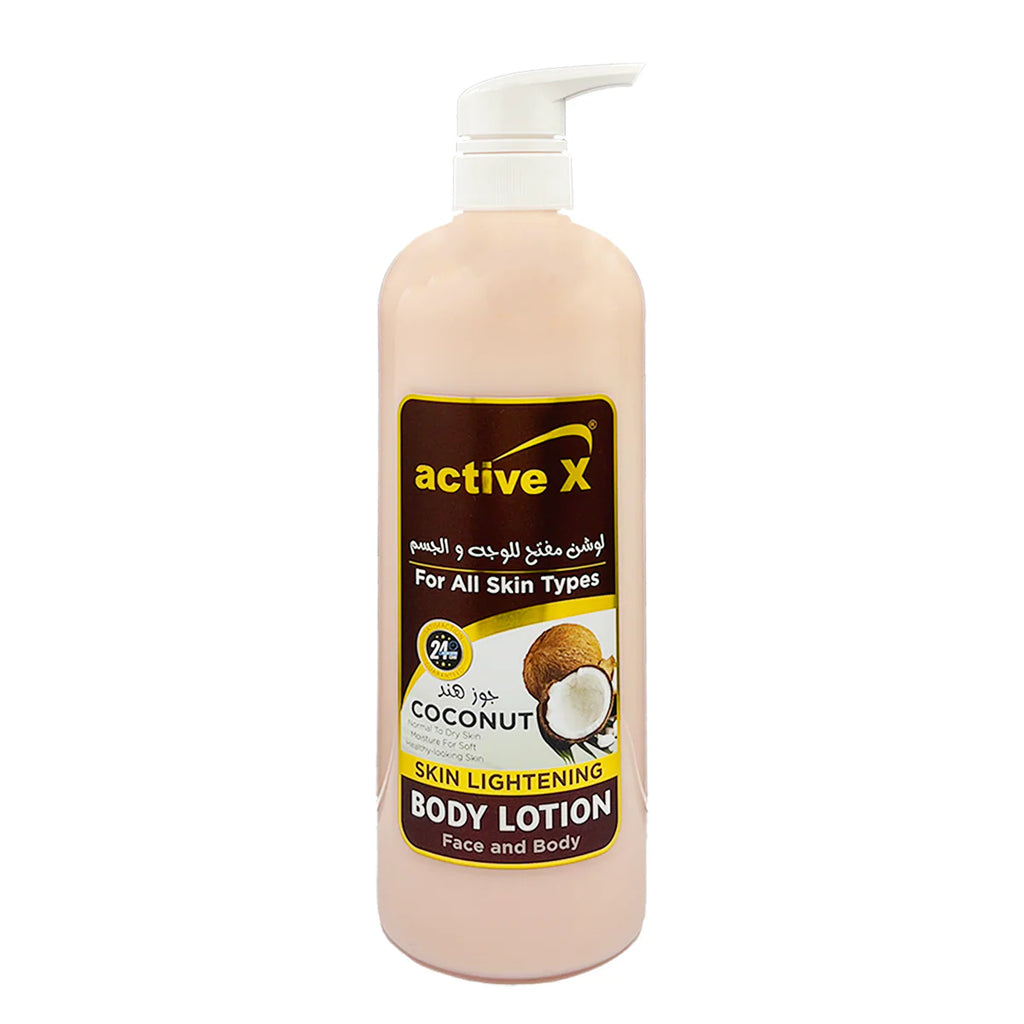 ActiveX Lightening Body Lotion 1000 ml : Non-Greasy Moisturizer with Velvety Finish