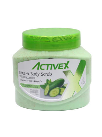 ActiveX Face & Body Scrub 500ml - Cucumber