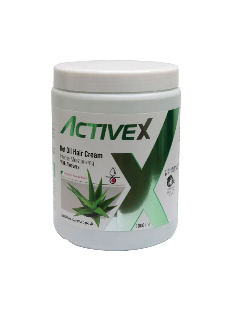 ActiveX Hot Oil Hair Cream 1000 Ml / 500 ml - Aloe Vera (New)