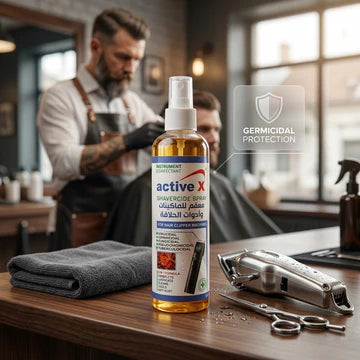 ActiveX ActiveCide Disinfectant Spray 250ml – Professional Instrument Sanitizer for Salon & Barber Tools – Isopropyl Alcohol Hygiene Solution