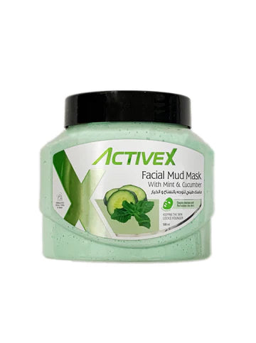 ActiveX Facial Mud Mask 500ml - Mint & Cucumber