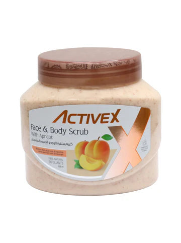 ActiveX Face & Body Scrub 500ml - Apricot