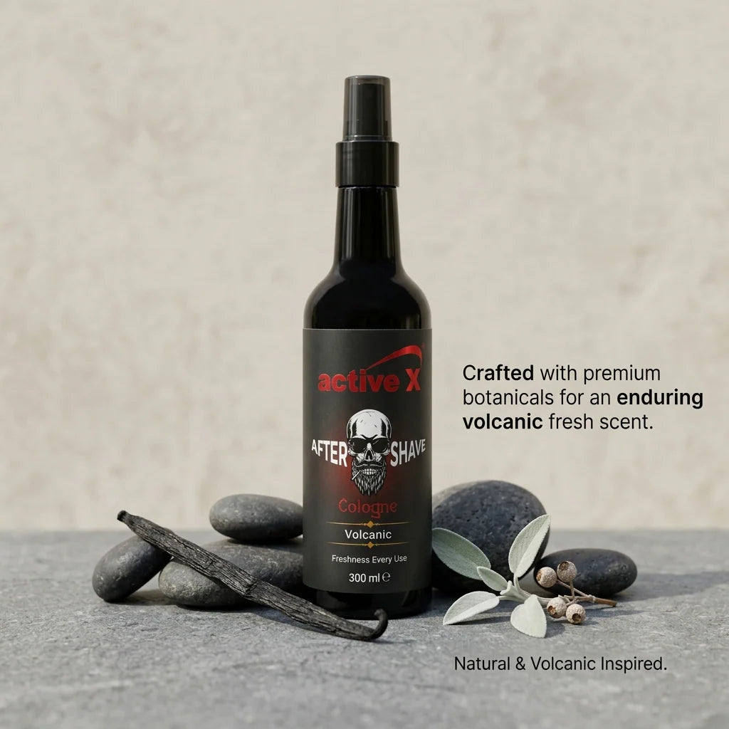 ActiveX After Shave Cologne 300ml - Refreshing Men's After Shave Splash & Long Lasting Cologne