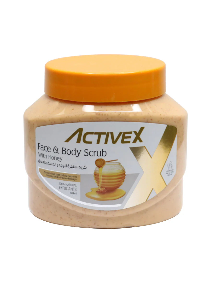 ActiveX Face & Body Scrub 500ml - Honey