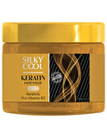 Silky Cool Keratin & Pro-Vitamin B5 Hair Mask – Sulfate-Free Deep Conditioning Treatment for Damaged, Dry & Color-Treated Hair – Nourishing, Strengthening & Shine-Boosting – 500ml