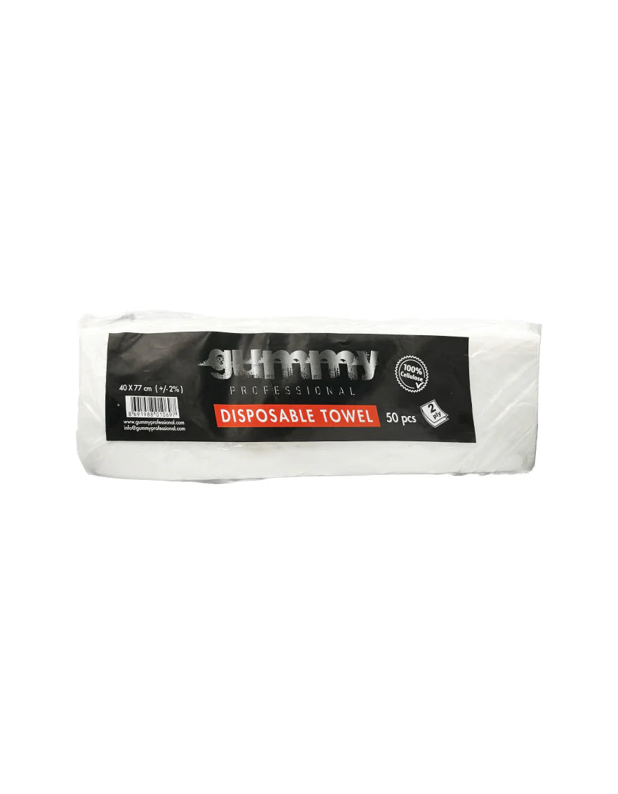 Gummy Disposable Towel 4077 - 2Ply Pack of 50 pcs