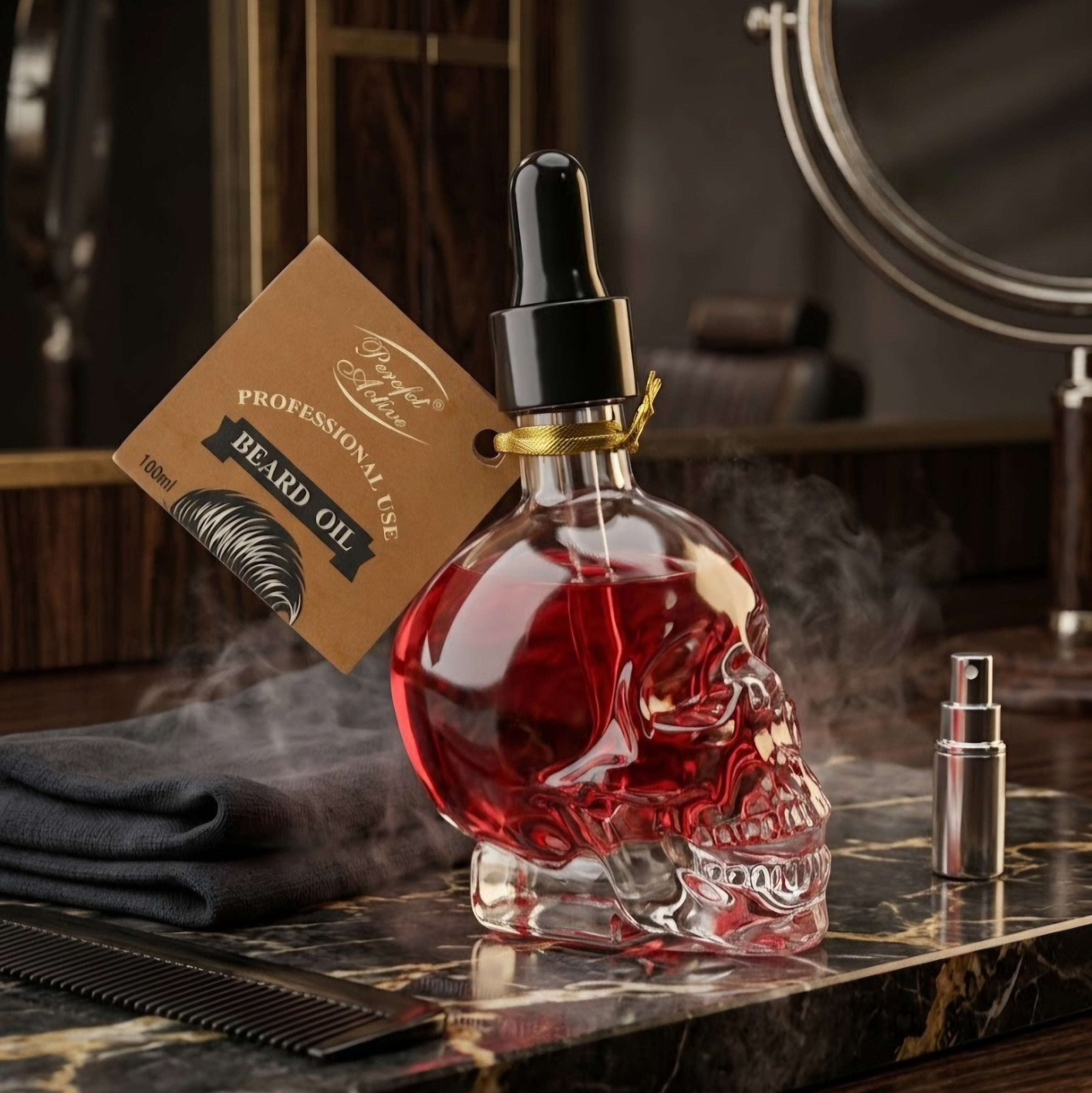 Perfect Active Professional Beard Oil: The Ruby Skull Reserve