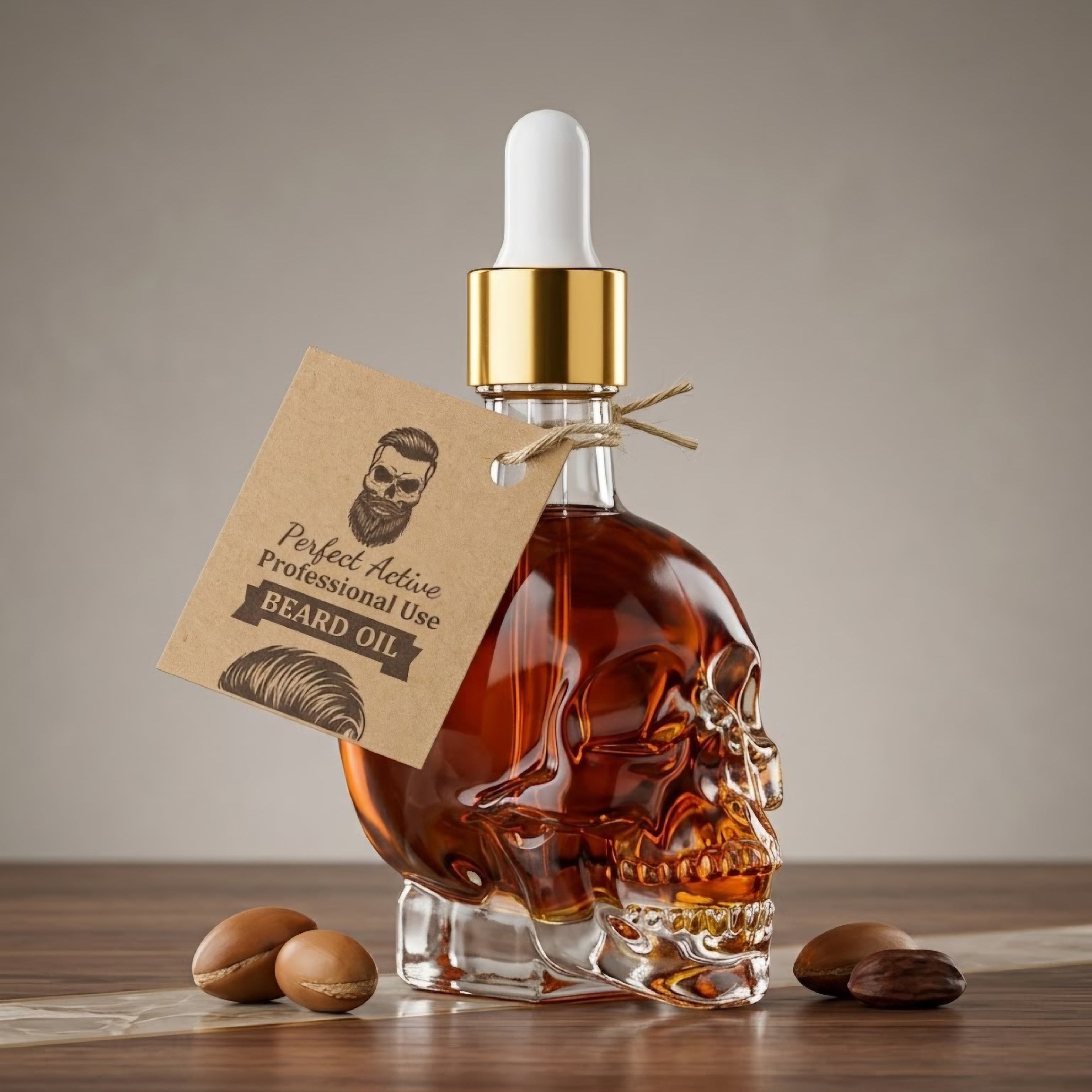 Perfect Active Professional Beard Oil: The Amber Skull Reserve