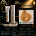 Green Light Hair Coloring Cream 9 Intense Very Light Blond | Professional Permanent Hair Color