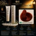 Green Light Hair Coloring Cream 8.4 Light Copper Blond | Professional Permanent Hair Color