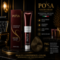 POSA Professional Hair Color Cream 7YG – Warm Green Blonde (100ml)