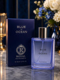 Royal Blue of Ocean Eau De Parfum for Men – Long-Lasting Fresh Woody Fragrance | 100ml