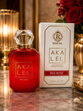 Royal Aka Lel Red Rose Eau De Parfum for Women – Long-Lasting Floral Rose Fragrance | 100ml