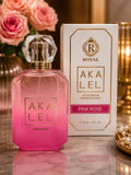 Royal Aka Lel Pink Rose Eau De Parfum for Women – Long-Lasting Floral Rose Fragrance | 100ml