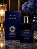 Royal Blue of Ocean Eau De Parfum for Men – Long-Lasting Fresh Aquatic Woody Fragrance | 100ml