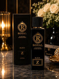 Royal Black Z Eau De Parfum for Men – Long-Lasting Woody Oriental Luxury Fragrance | 100ml