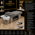 VY-6881S Professional SPA Shampoo Bed with Integrated Shampoo Basin
