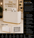 CT-004 Luxury Fluted Salon Cashier & Reception Desk