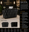 WT-S05 Luxury 3D Wave Salon Cashier & Reception Desk