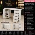 W-EMT-209 Professional Manicure Table with 4 Drawers & Storage Cabinet