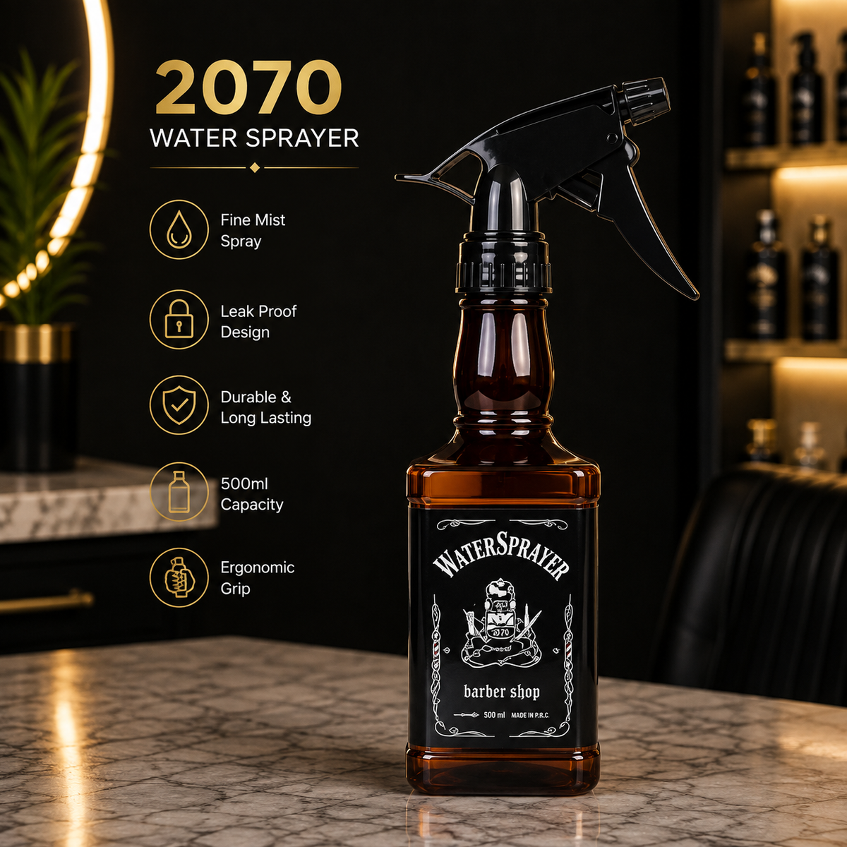 2070 Professional Barber Water Sprayer Bottle – 500ml