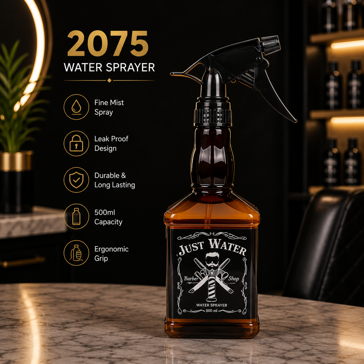 2075 Professional Barber Water Sprayer Bottle – 500ml