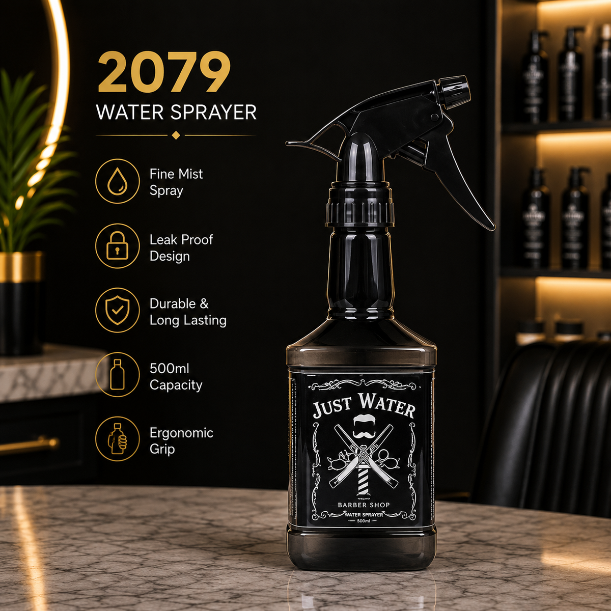 2079 Professional Barber Water Sprayer Bottle – 500ml