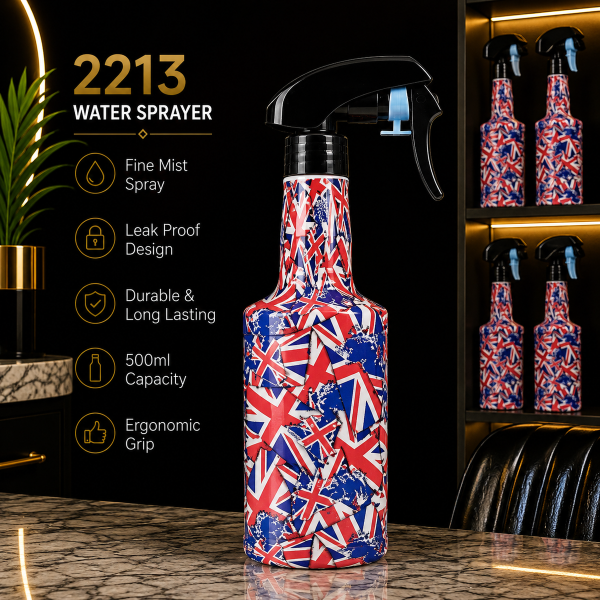 2213 Professional Barber Water Sprayer Bottle – 500ml