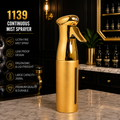 1139 Professional Continuous Mist Spray Bottle – Gold