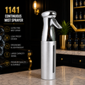 1141 Professional Continuous Mist Spray Bottle – Silver