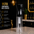 1170 Professional Continuous Mist Spray Bottle – Black & Clear