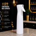 1172 Professional Continuous Mist Spray Bottle – White