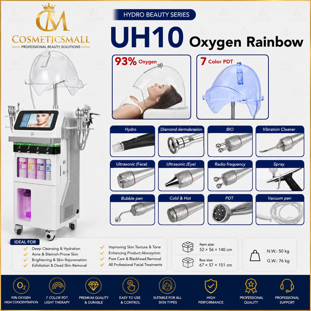 UH10 Oxygen Rainbow 13-in-1 Professional Oxygen Beauty System