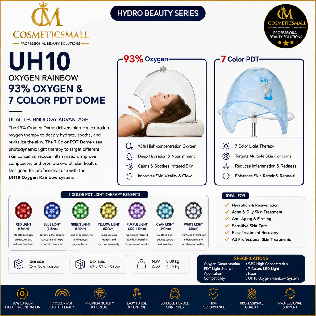 UH10 Oxygen Rainbow 13-in-1 Professional Oxygen Beauty System