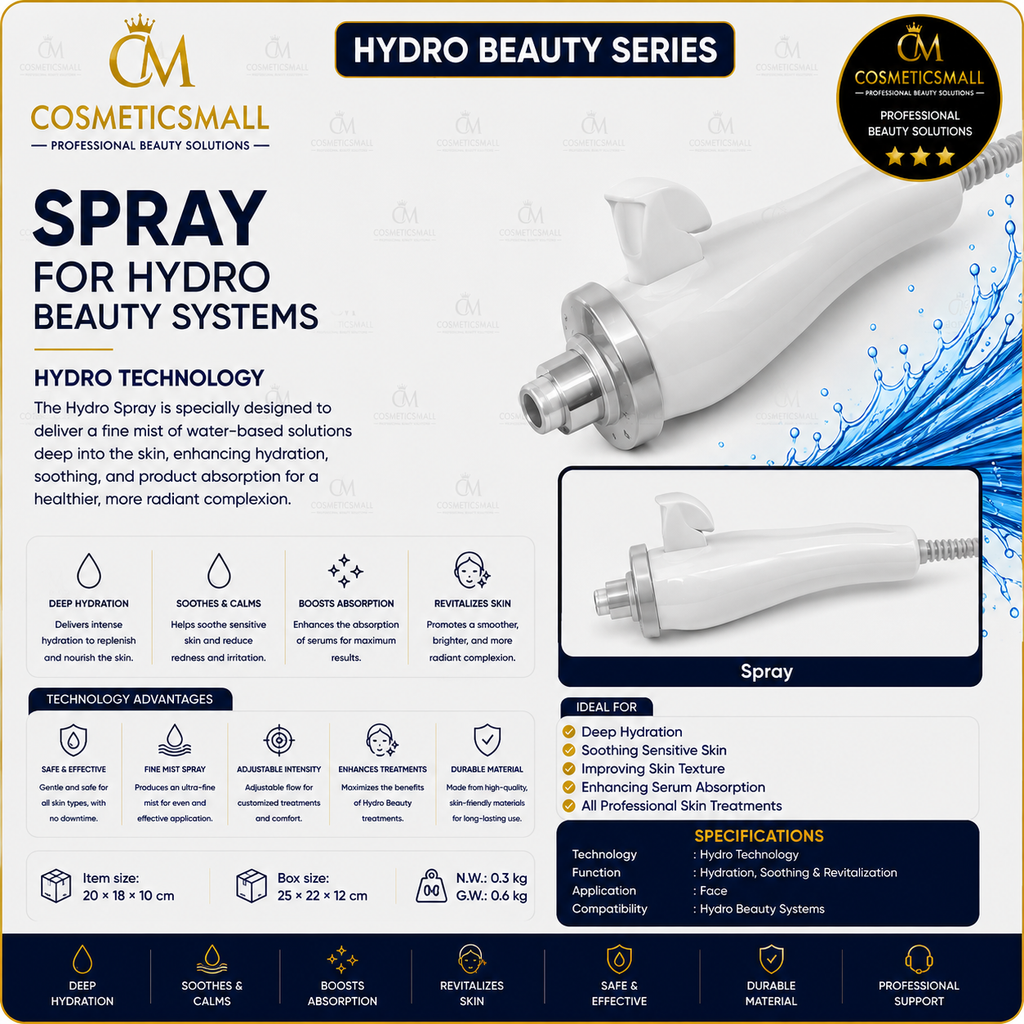W002B (7-in-1) Hydro Oxygen Small Bubbles II Professional Hydro Beauty Machine
