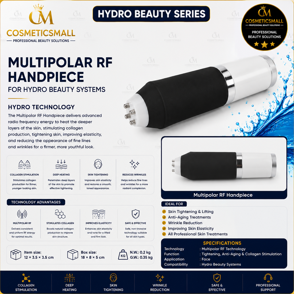 001 (3-in-1) CO2 Oxygen Bubble Hydro Beauty Machine – Oxygen Skin, Multipolar RF & Ultrasound