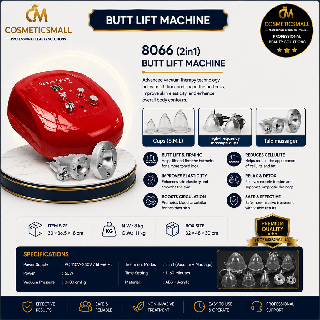 8066 2-in-1 Butt Lift & Body Contouring Machine