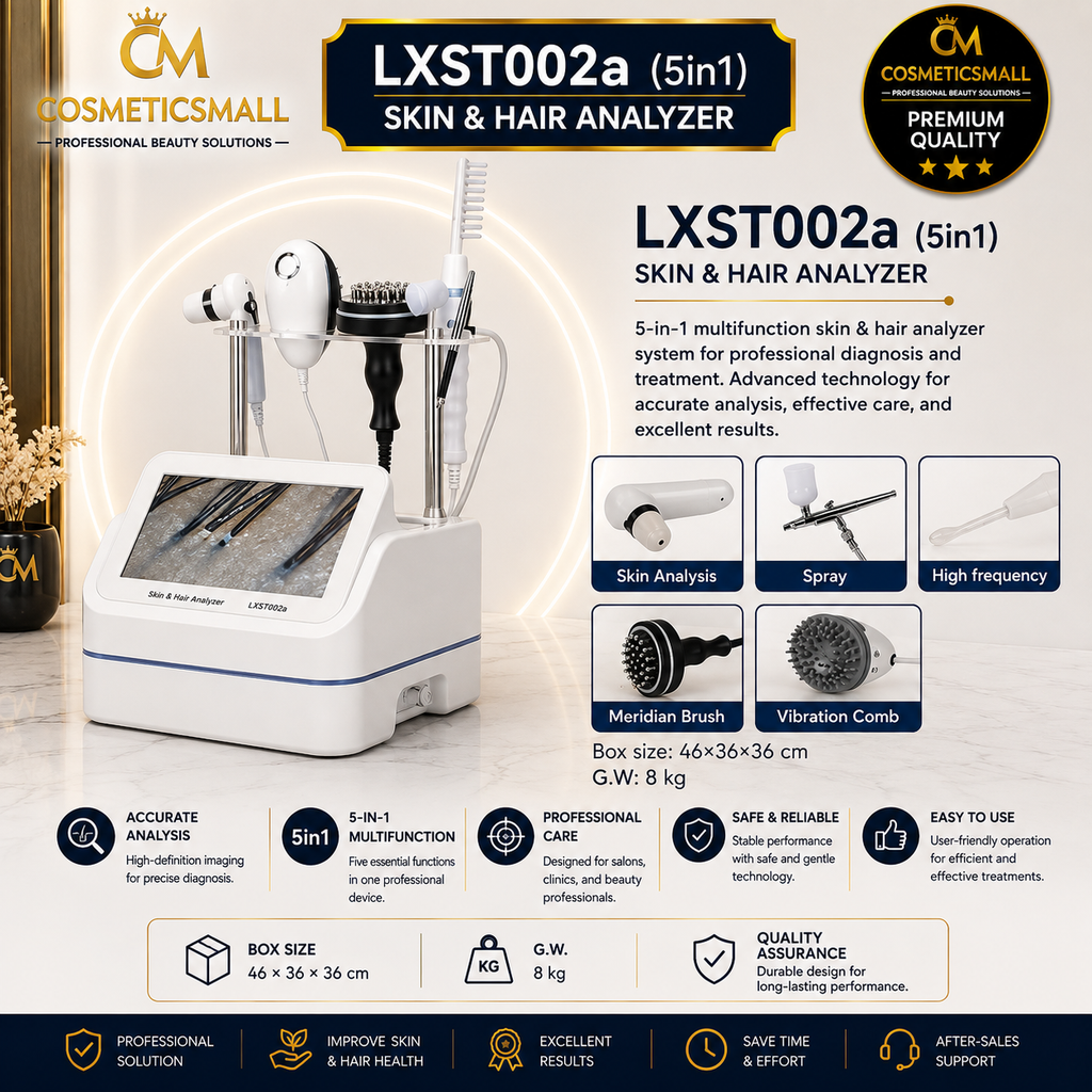 LXST002a 5-in-1 Skin & Hair Analyzer – Professional Multifunction Beauty Analysis System