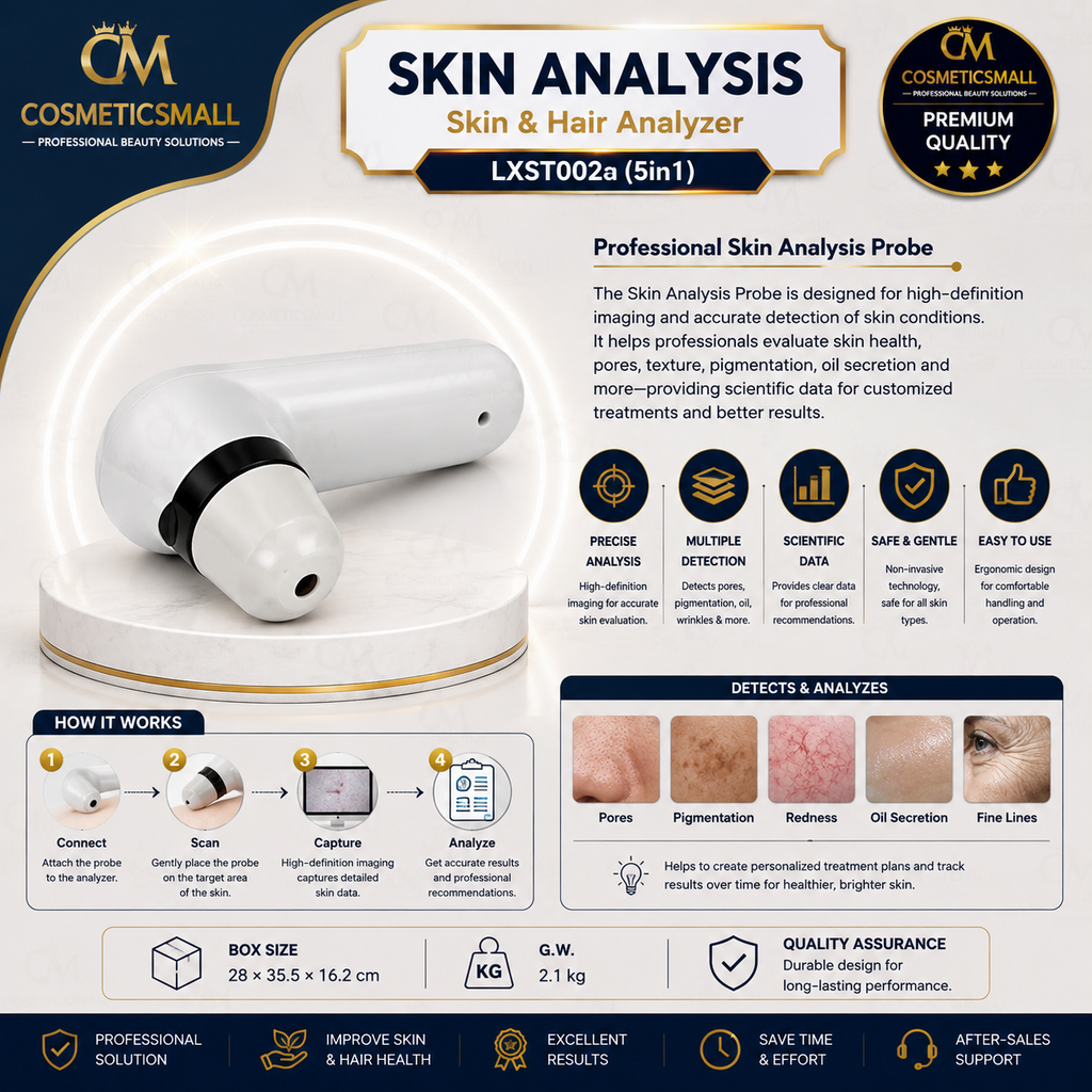 DB5 5-in-1 Skin & Hair Analyzer – Professional Multifunction Beauty Analysis System