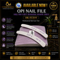 OPI Nail File 100/180 Grit Banana Shape Grey – HK-FC019