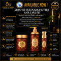 Keratine Queen Shea Butter Hair Care Collection – Shampoo, Hair Mask & Hair Oil