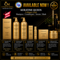 Keratine Queen Collagen Gold Hair Care Set – Shampoo, Conditioner, Serum & Hair Mask