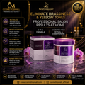 Keratine Queen Purple Hair Mask 2-in-1 – Brassiness & Yellow Tone Neutralizer, Deep Conditioning