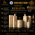 Keratin Hair Care Collection – Shampoo, Conditioner, Hair Mask & Hair Serum