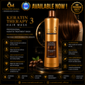Keratin Therapy 3 Hair Mask – Professional Keratin Treatment Mask 1000ml
