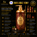 Keratin Queen Shea Butter Shampoo 900ml – Deep Cleansing & Nourishing Hair Care