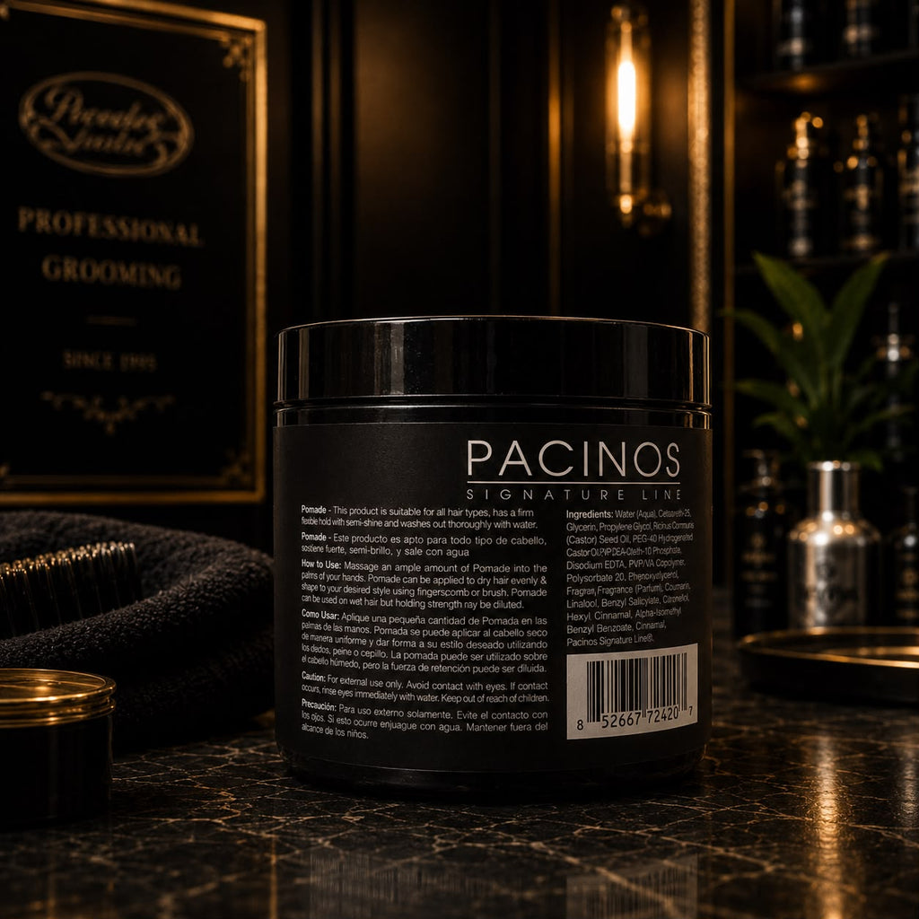 PacinOS Signature Line Pomade – Firm Flexible Hold & Semi-Shine Finish | 118ml