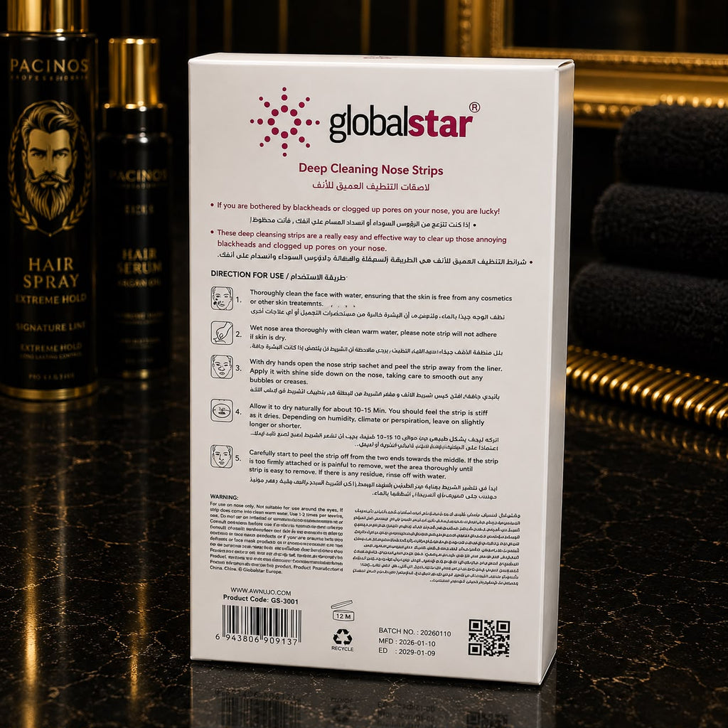 Globalstar Deep Cleaning Nose Strips – Deep Cleansing Pore Care | Professional Pack