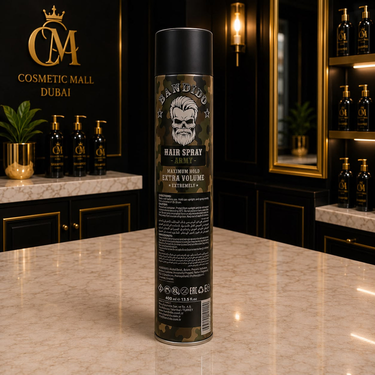 Bandido Hair Spray Army – Maximum Hold & Extra Volume | 400ml