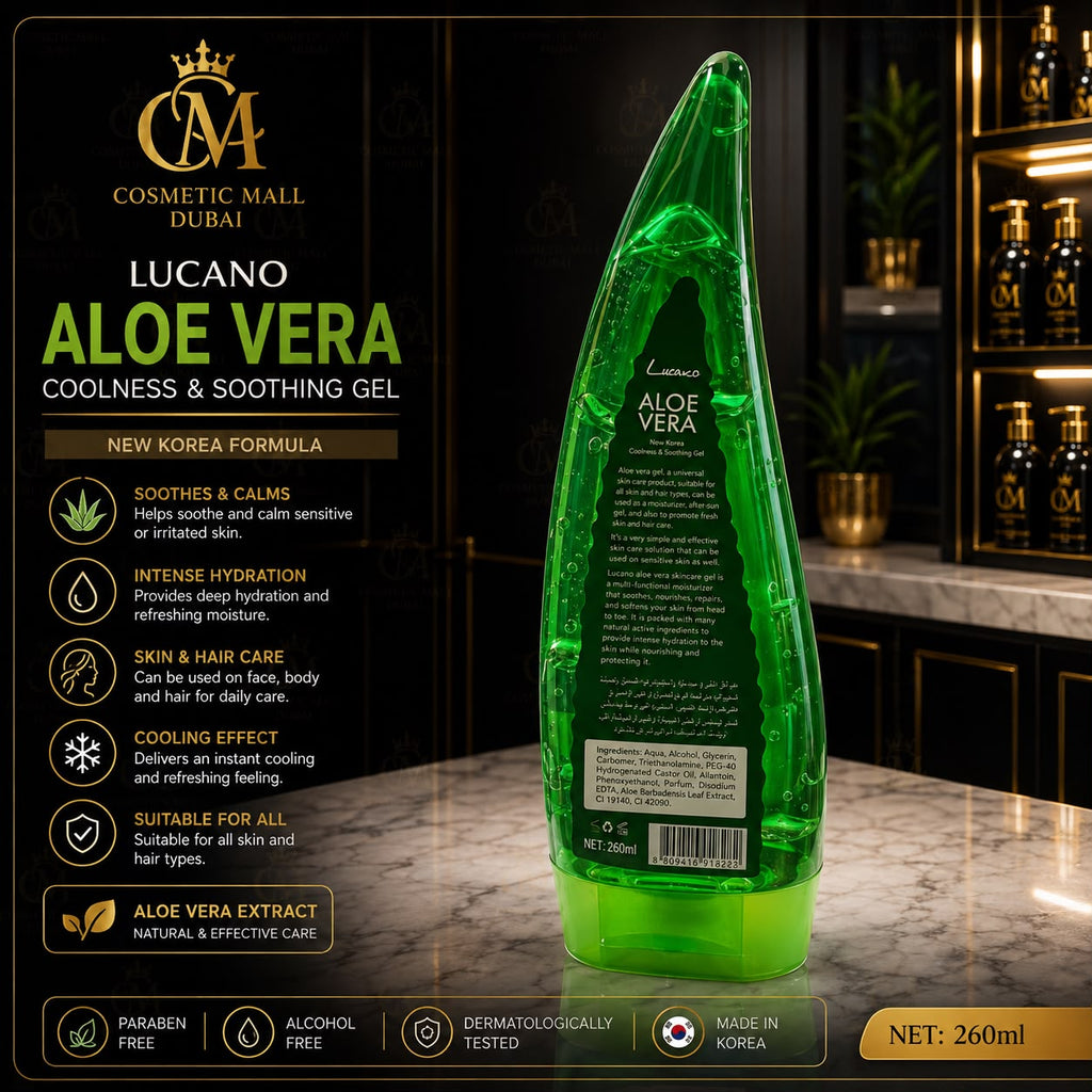 Lucano Aloe Vera Soothing Gel – Cooling, Hydrating & Calming Care | 260ml